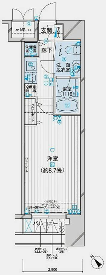 東京都北区王子１ 王子駅 1K マンション 賃貸物件詳細