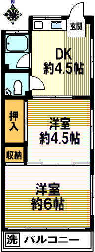 兵庫県神戸市中央区神仙寺通４ 新神戸駅 2DK マンション 賃貸物件詳細