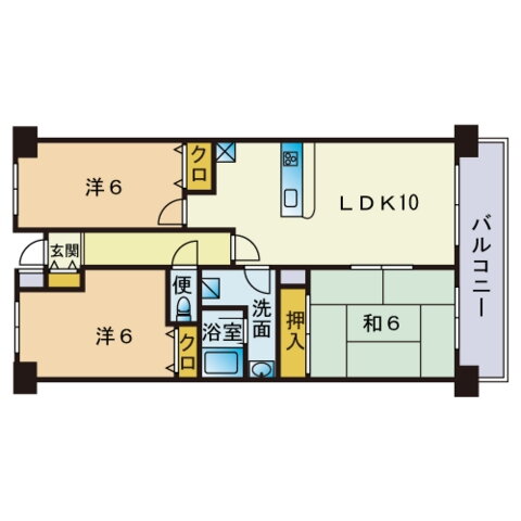 福岡県福岡市早良区西新１ 西新駅 3LDK マンション 賃貸物件詳細
