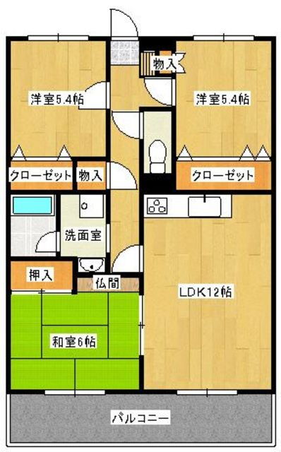 福岡県那珂川市観晴が丘 博多南駅 3LDK マンション 賃貸物件詳細
