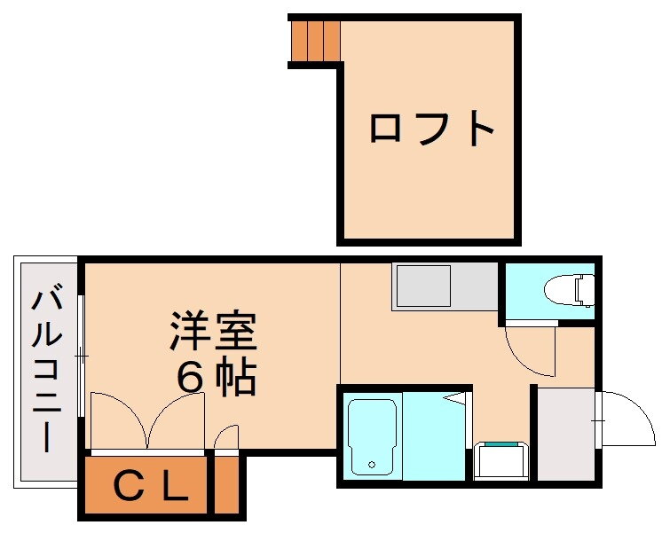 福岡県北九州市若松区高須南１ 本城駅 1K アパート 賃貸物件詳細