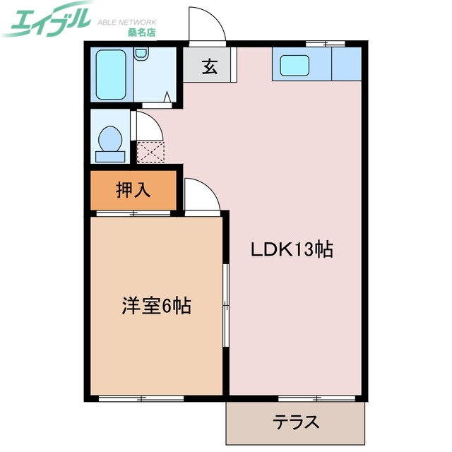 三重県桑名市野田６ 星川駅 2DK アパート 賃貸物件詳細