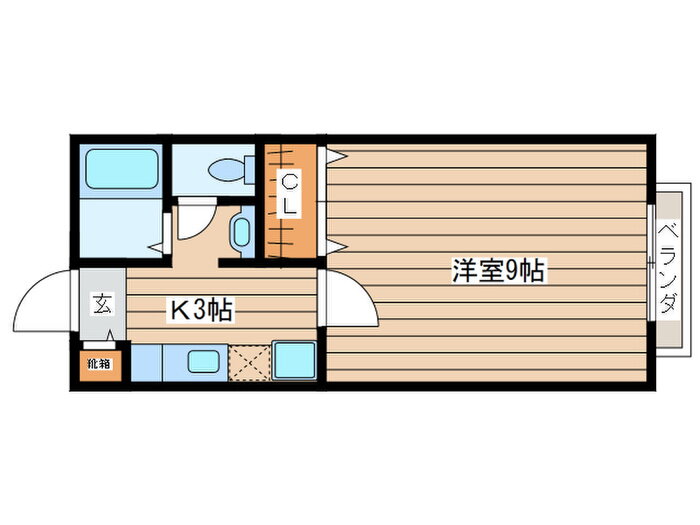宮城県仙台市若林区土樋 愛宕橋駅 1K アパート 賃貸物件詳細