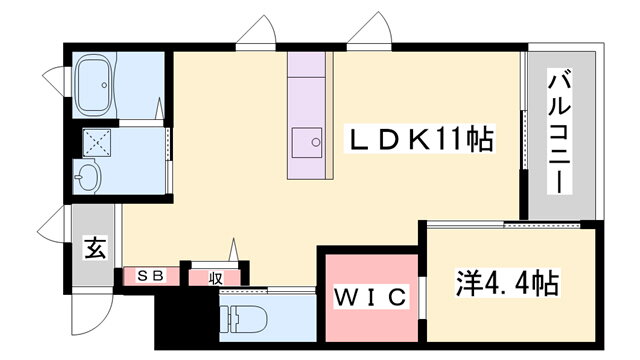 兵庫県加古川市加古川町本町 加古川駅 1LDK アパート 賃貸物件詳細