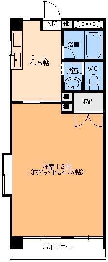 愛媛県松山市萱町５ 萱町六丁目駅 1DK マンション 賃貸物件詳細