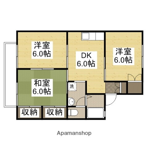 岡山県倉敷市北畝１ 常盤駅 3DK アパート 賃貸物件詳細