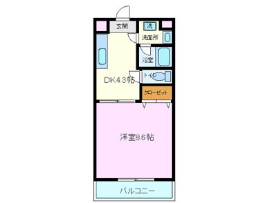 グランシャリオ 1階 1DK 賃貸物件詳細
