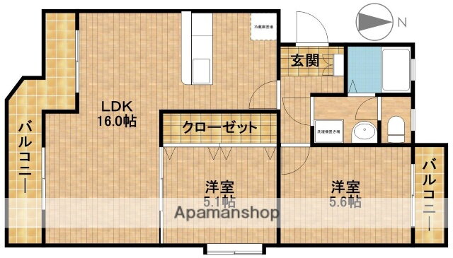静岡県浜松市中央区北島町 浜松駅 2LDK マンション 賃貸物件詳細