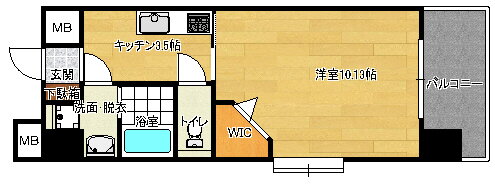 広島県広島市中区猫屋町 土橋駅 1K マンション 賃貸物件詳細
