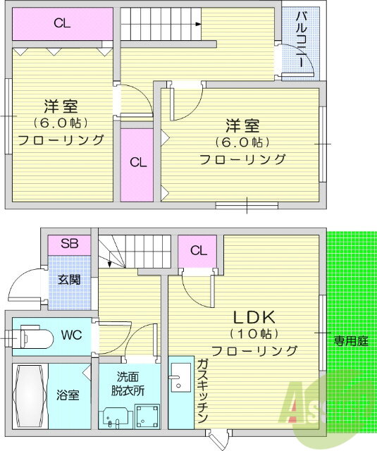 宮城県名取市美田園２ 美田園駅 2LDK 一戸建て 賃貸物件詳細