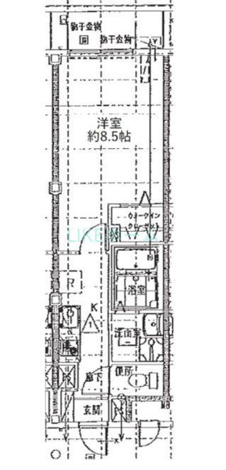 千葉県市川市田尻４ 原木中山駅 1K マンション 賃貸物件詳細