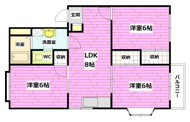 広島県広島市安佐南区祇園６ 古市橋駅 3LDK アパート 賃貸物件詳細