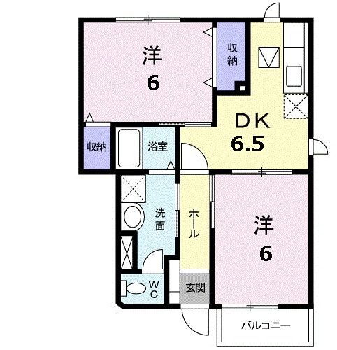 京都府相楽郡精華町大字祝園小字五反畑 新祝園駅 2DK アパート 賃貸物件詳細