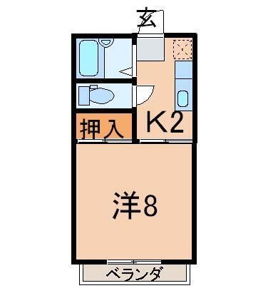 福島県福島市永井川字松木下 南福島駅 1K アパート 賃貸物件詳細