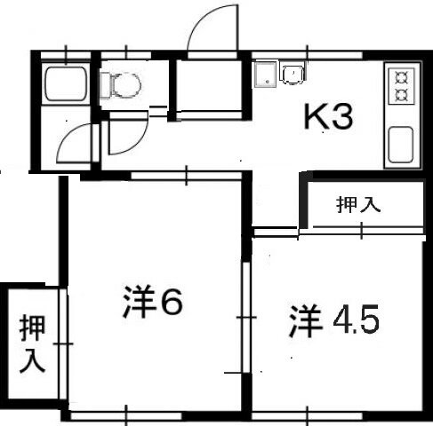 高知県高知市大津乙 鹿児駅 2K アパート 賃貸物件詳細