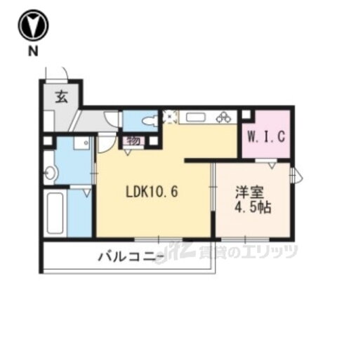 滋賀県大津市におの浜３ 膳所駅 1LDK アパート 賃貸物件詳細