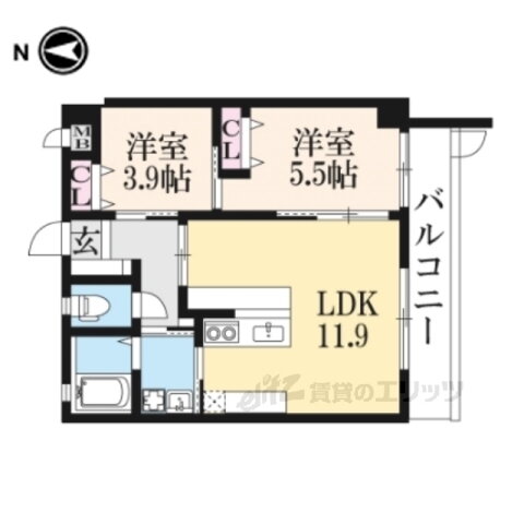 京都府京都市下京区住吉町 七条駅 2LDK マンション 賃貸物件詳細