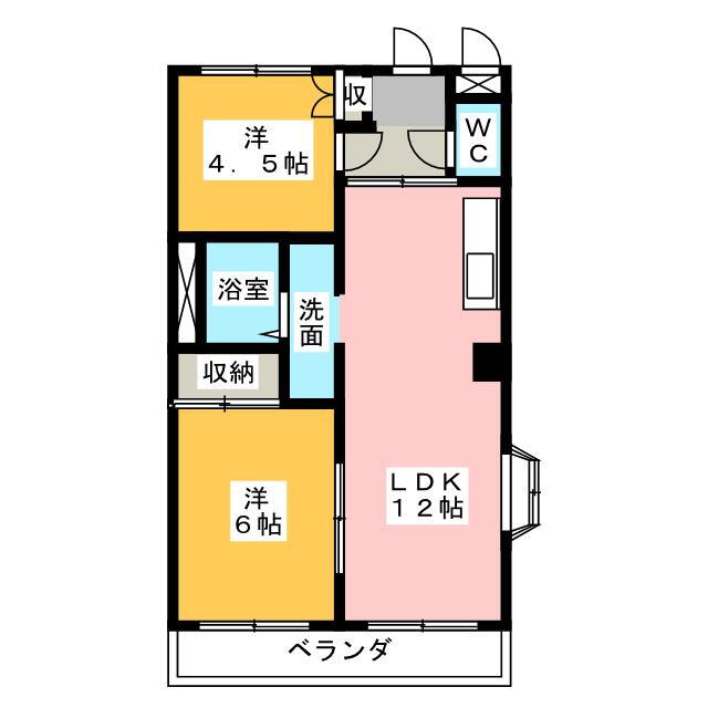 愛知県春日井市細木町２ 勝川駅 2LDK マンション 賃貸物件詳細