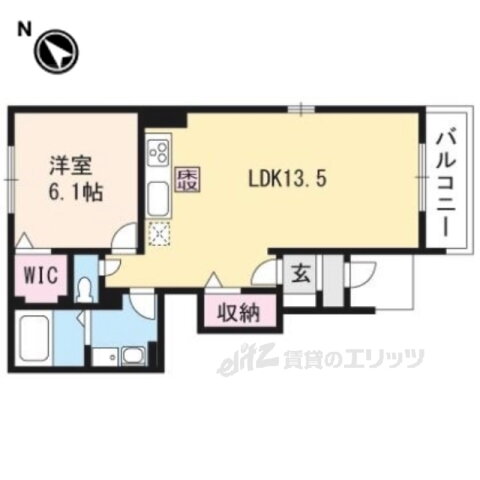 滋賀県栗東市上鈎 手原駅 1LDK アパート 賃貸物件詳細
