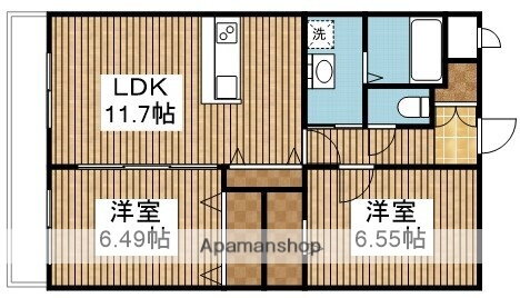 新潟県新潟市江南区亀田向陽３ 亀田駅 2LDK マンション 賃貸物件詳細