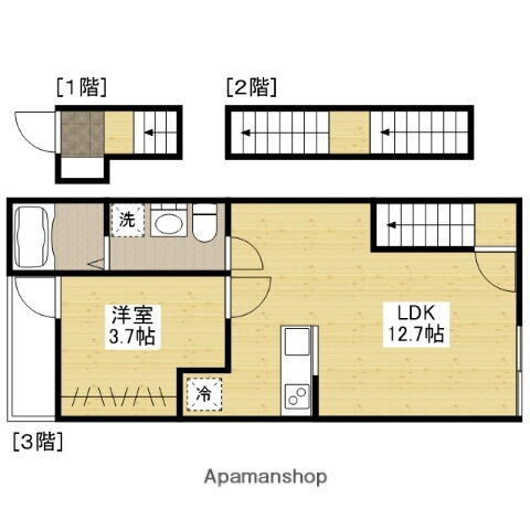 広島県広島市東区戸坂山根２ 戸坂駅 1LDK アパート 賃貸物件詳細