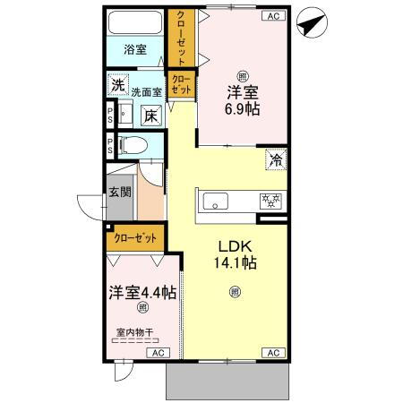 大阪府堺市西区鳳西町３ 東羽衣駅 2LDK アパート 賃貸物件詳細