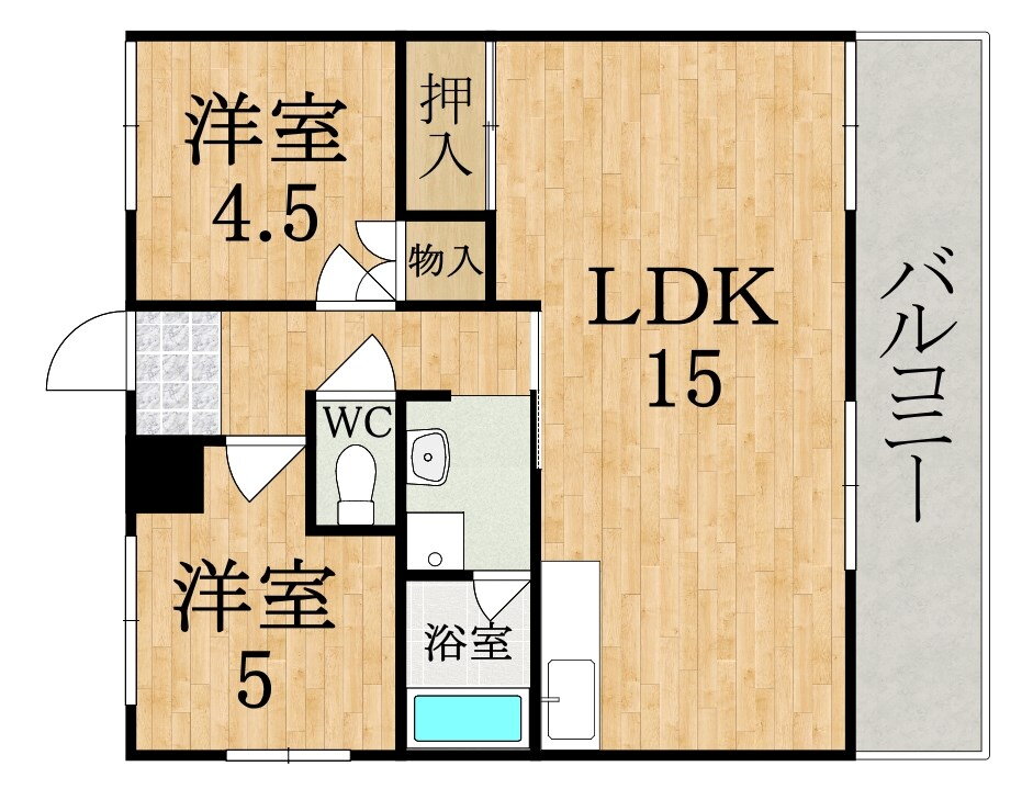 奈良県橿原市葛本町 新ノ口駅 2LDK マンション 賃貸物件詳細