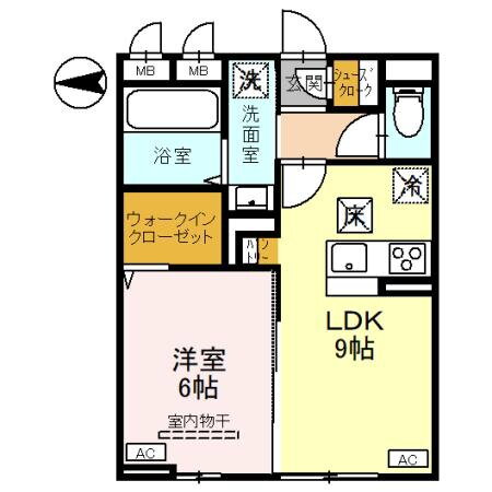 埼玉県草加市吉町１ 草加駅 1LDK アパート 賃貸物件詳細