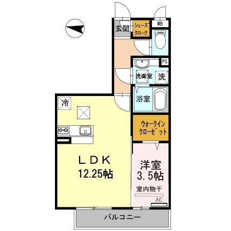 和歌山県和歌山市黒田 和歌山駅 1LDK アパート 賃貸物件詳細