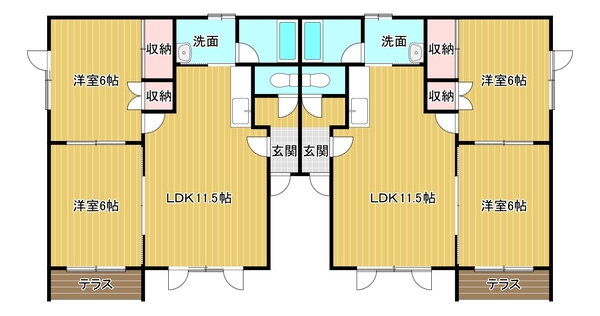 ノースファイブ 1階 2LDK 賃貸物件詳細