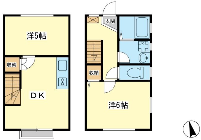 ミント安田 1階 2DK 賃貸物件詳細