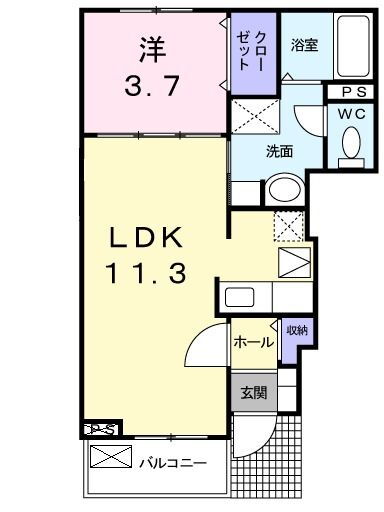 岐阜県本巣郡北方町曲路３ 岐阜駅 1LDK アパート 賃貸物件詳細