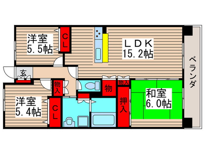 千葉県船橋市海神町南１ 海神駅 3LDK マンション 賃貸物件詳細