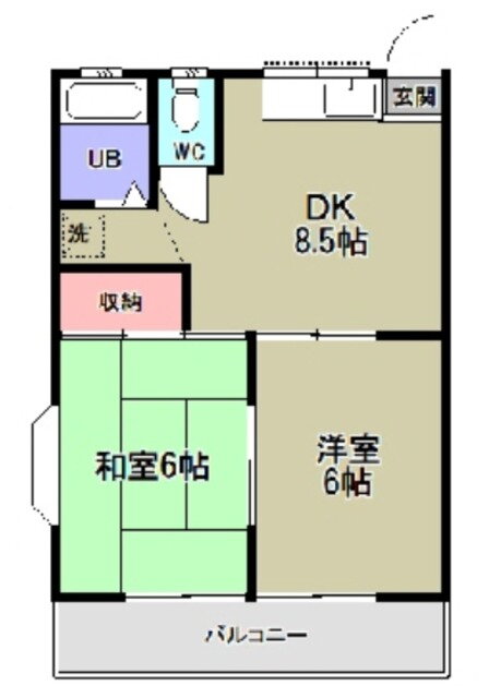 埼玉県川口市大字芝 蕨駅 2DK アパート 賃貸物件詳細