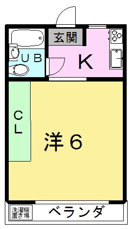 花立ハイツ 3階 1K 賃貸物件詳細