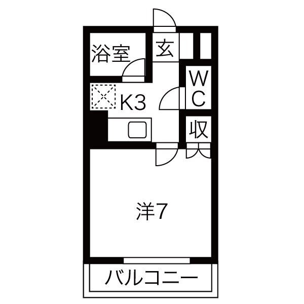 愛知県名古屋市天白区植田西２ 塩釜口駅 1K マンション 賃貸物件詳細