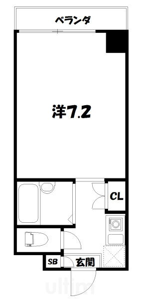 セントガーデン 4階 1K 賃貸物件詳細