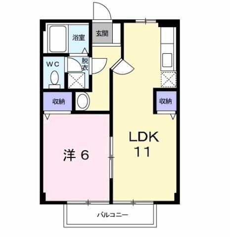 熊本県熊本市北区植木町広住 植木駅 1LDK アパート 賃貸物件詳細