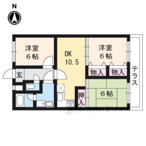 京都府京都市西京区大枝塚原町 桂駅 3LDK マンション 賃貸物件詳細