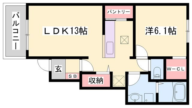 兵庫県加西市北条町北条 北条町駅 1LDK アパート 賃貸物件詳細