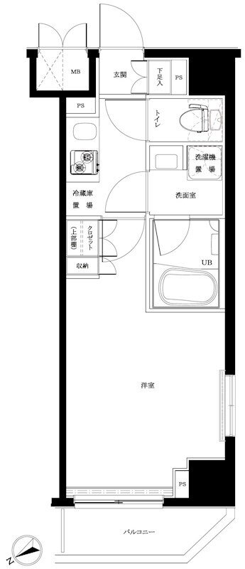 ルーブル板橋東新町壱番館 5階 1K 賃貸物件詳細