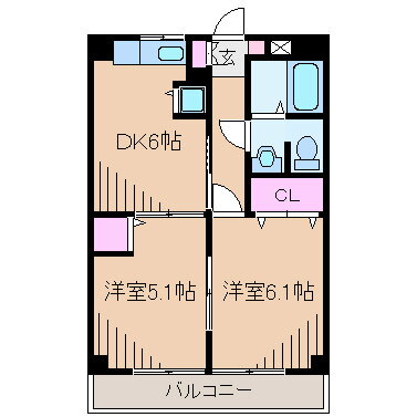 神奈川県横浜市緑区台村町 中山駅 2DK マンション 賃貸物件詳細