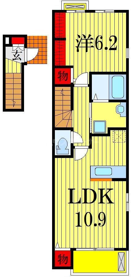 千葉県船橋市東船橋４ 東船橋駅 1LDK アパート 賃貸物件詳細