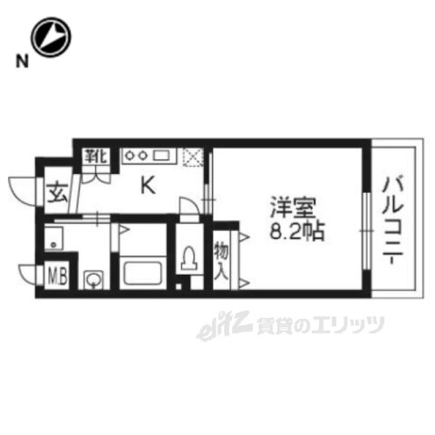 京都府京都市西京区桂春日町 桂駅 1K マンション 賃貸物件詳細