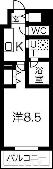 愛知県名古屋市中村区名駅南１ 名鉄名古屋駅 1K マンション 賃貸物件詳細