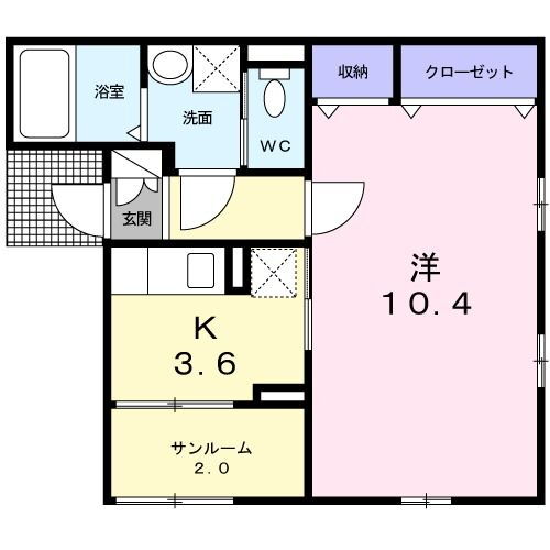 大阪府茨木市竹橋町 茨木市駅 1K アパート 賃貸物件詳細
