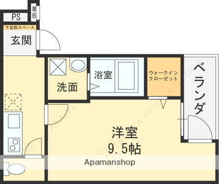 大阪府東大阪市御厨中１ 八戸ノ里駅 1K アパート 賃貸物件詳細