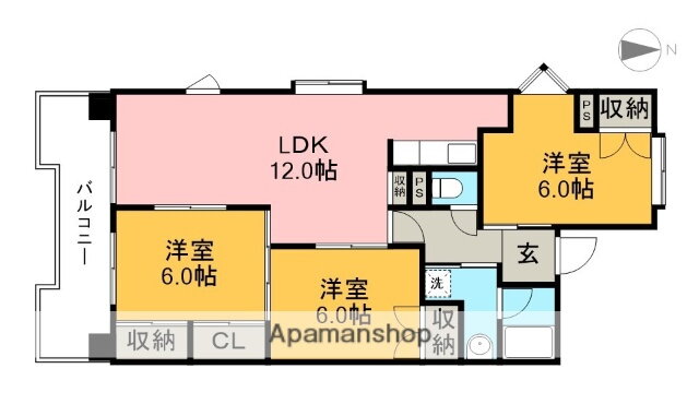 高知県高知市塩田町 高知駅 3LDK マンション 賃貸物件詳細