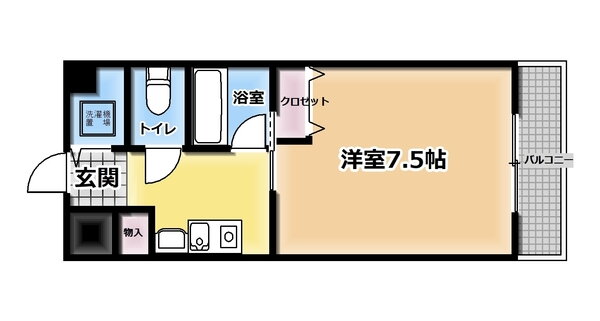 さくらマンション 5階 1K 賃貸物件詳細