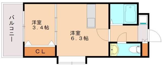 福岡県福岡市博多区神屋町 呉服町駅 2K マンション 賃貸物件詳細